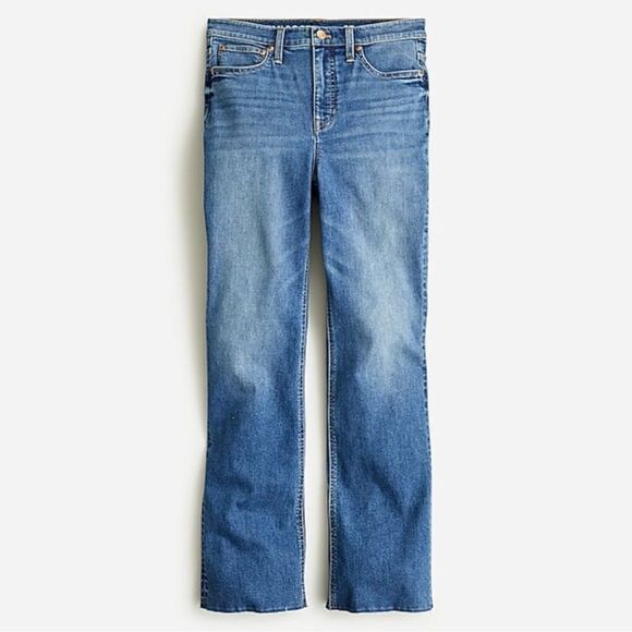 NEW J. Crew High-rise slim demi-boot jean in Surf wash Size 26 - Picture 11 of 16